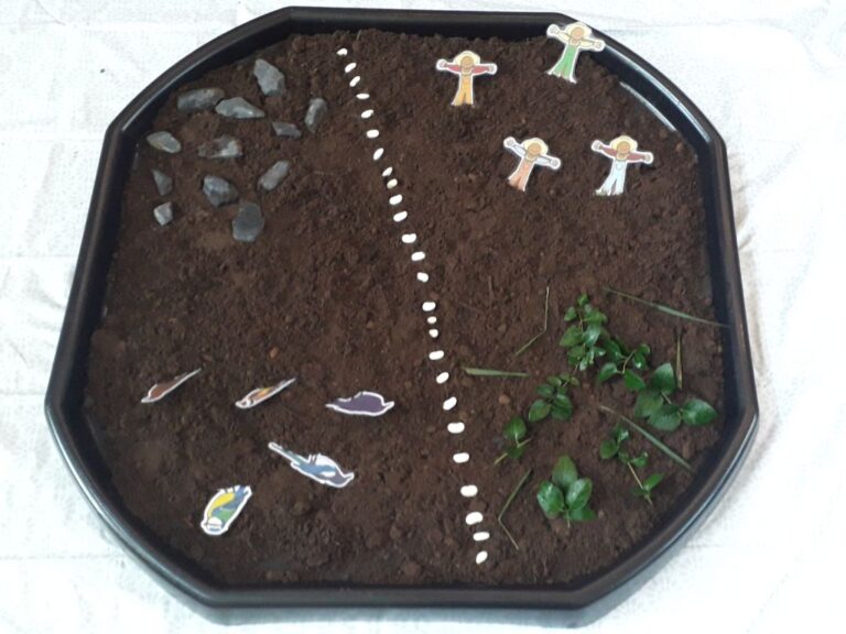 Sensory Tuff Tray for the Kingdom of God